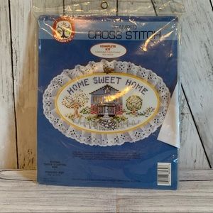 Vintage 1986 Stamped cross stitch kit